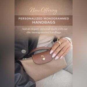 Personalized Monogrammed Nylon Mini Handbags
